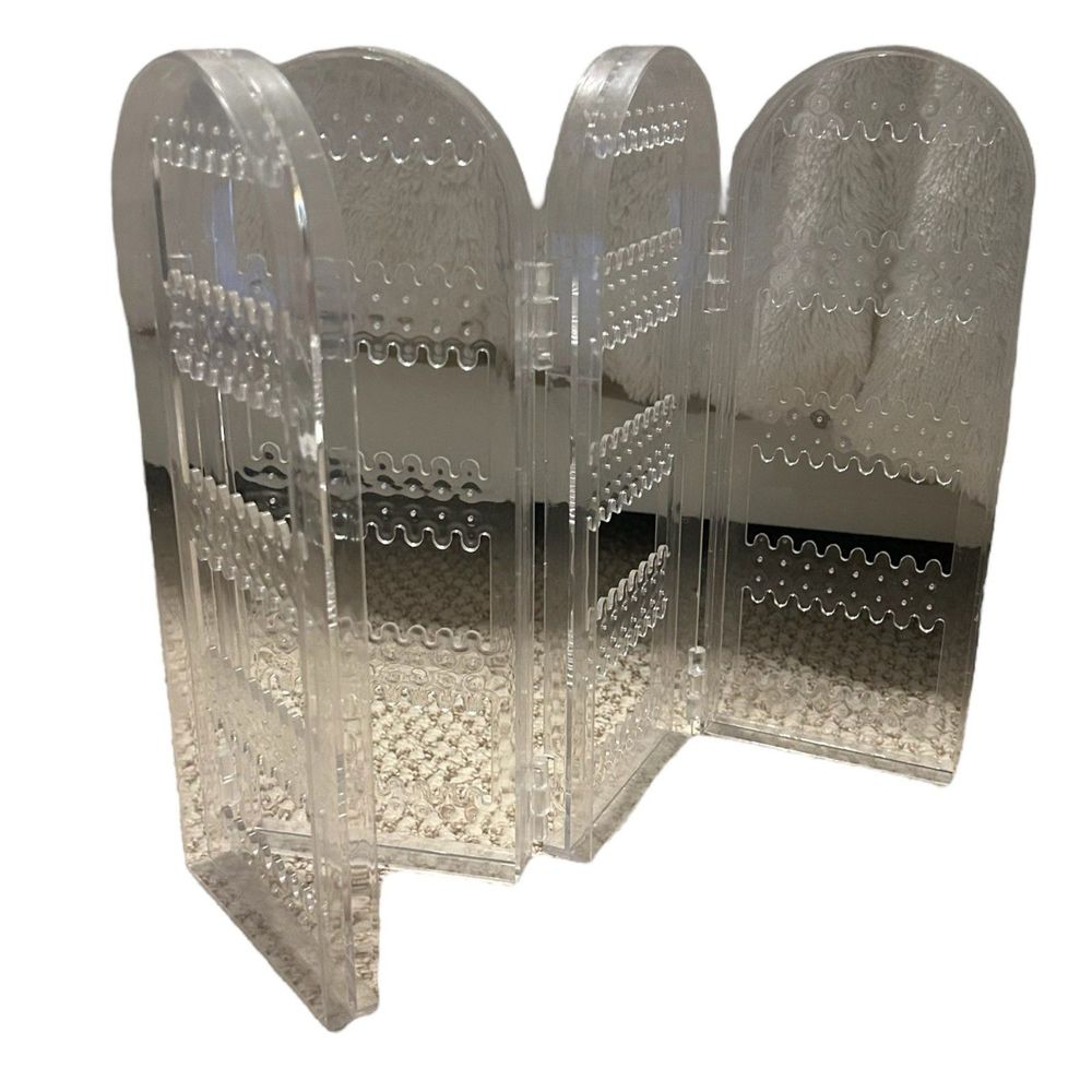 Clear Standing Earring Holder/Stand - Holds 128 Pairs